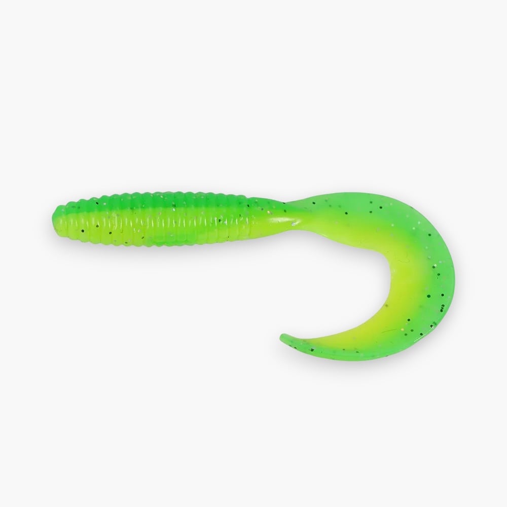 Gummi-Raupe (mit Schwanz) 6,5cm / 10st