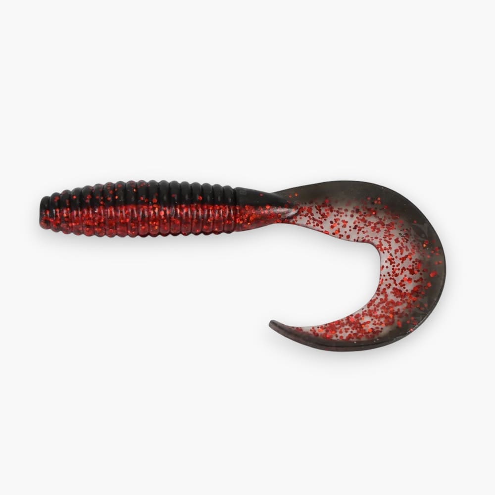 Gummi-Raupe (mit Schwanz) 6,5cm / 10st