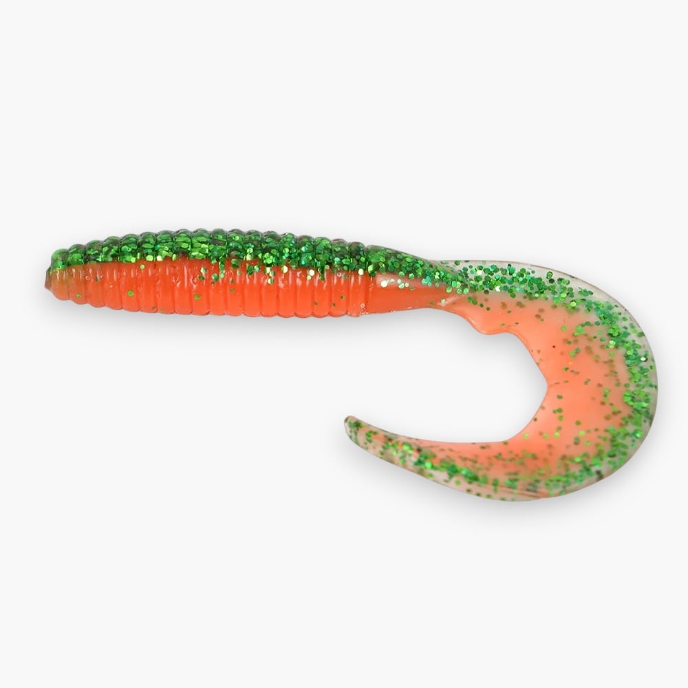 Gummi-Raupe (mit Schwanz) 6,5cm / 10st